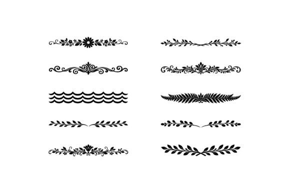 Decorative Border SVG Bundle: Graphics & Crafts