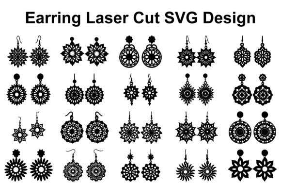 Decorative Earrings SVG Bundle: Graphics & Crafts Review