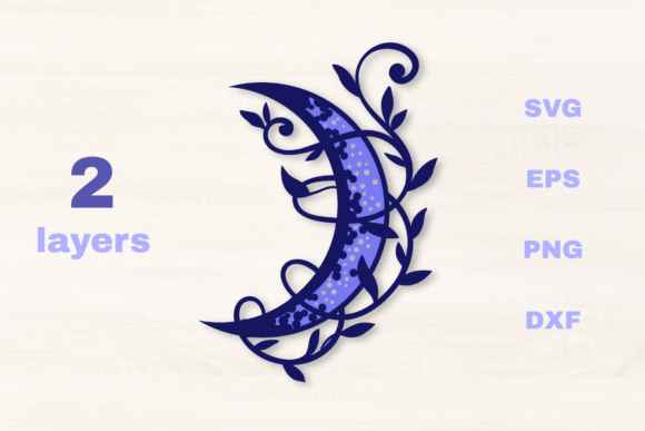Layered Vine Moon SVG for Crafts & Graphics: A Crafter’s Honest Review