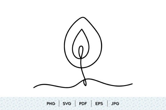 Minimal Leaf One Line SVG: Graphics & Illustrations