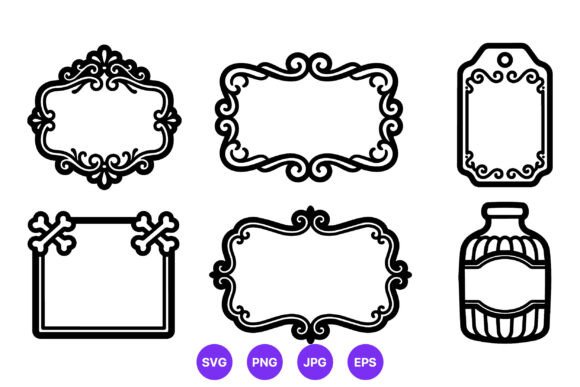 Ornate Frame Label Vector Set Review