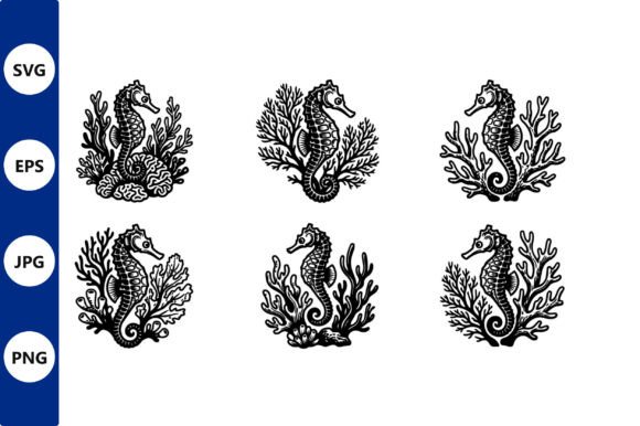 Seahorse Line Art Coastal Decor Review